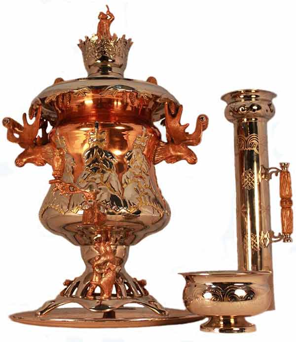 Brass Samovar from Tula